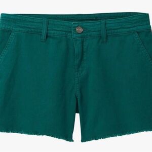 prAna WOMEN'S DEEP PINE SANCHO SHORT SZ 2 INSEAM 4